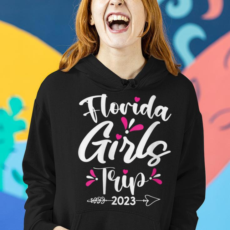 Womens Florida Girls Trip 2023 Cute Girls Weekend Road Trip Women Hoodie Gifts for Her
