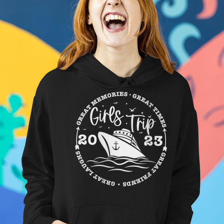 Womens Girls Trip Great Friends Great Memories Girls Vacation Party Women Hoodie Gifts for Her