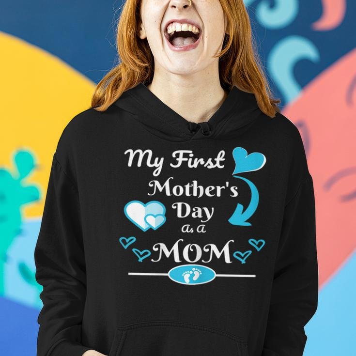 Womens My First Mothers Day As Mom 2019 New Mom Cute Gift Women Hoodie Gifts for Her