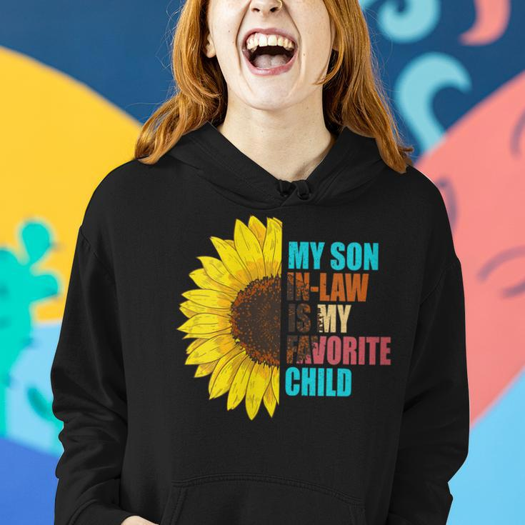 Womens My Son In Law Is My Favorite Child Son In Law Vintage Women Hoodie Gifts for Her