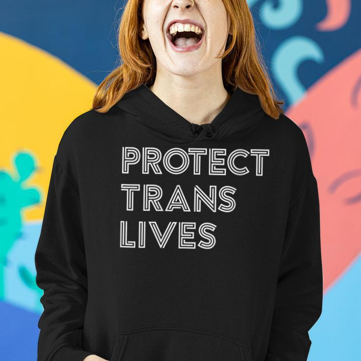 Womens Protect Trans Lives Transgender Lgbt Pride Women Hoodie Gifts for Her