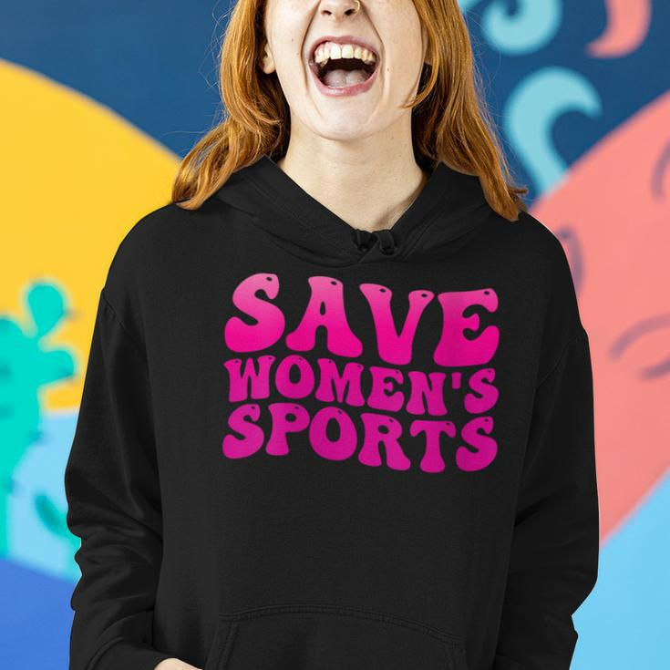Womens Save Womens Sports Act Protectwomenssports Support Groovy Women Hoodie Gifts for Her