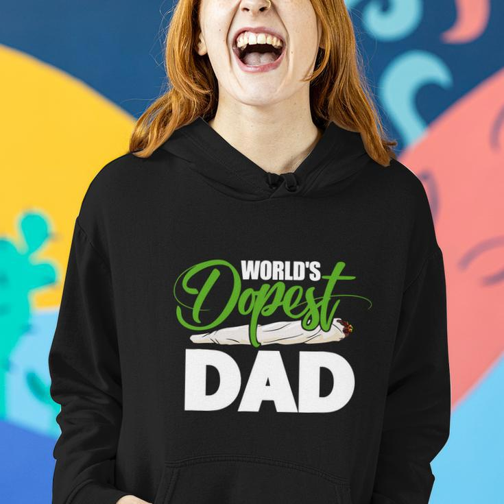 Worlds Dopest Dad Gift For Dad Fathers Day Women Hoodie Gifts for Her