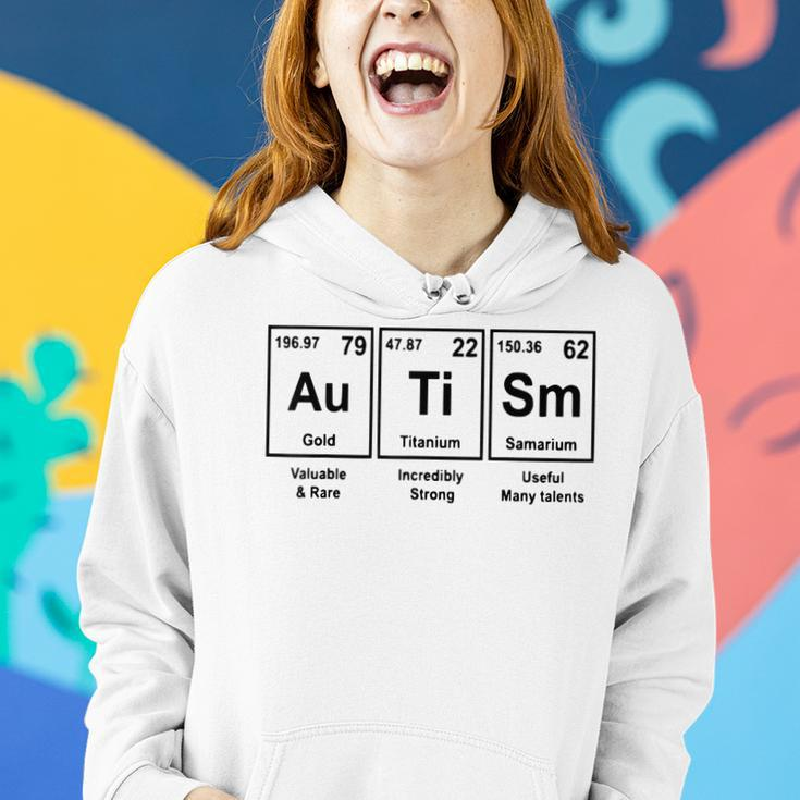 Autism Periodic Table Funny Autism Teacher Autism Mom Women Hoodie Gifts for Her