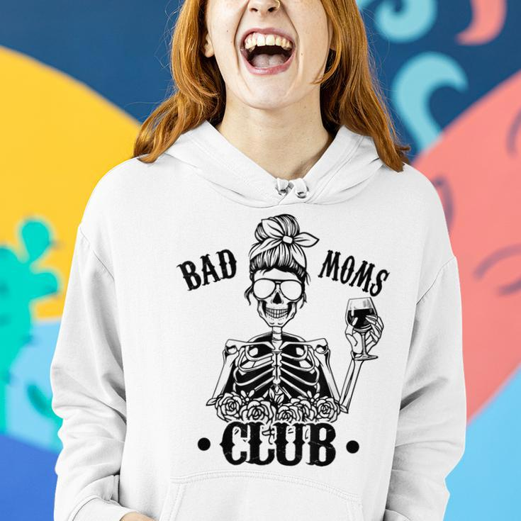 Bad Moms Club Leopard Schädel Hoodie, Lustig für Mamas Geschenke für Sie