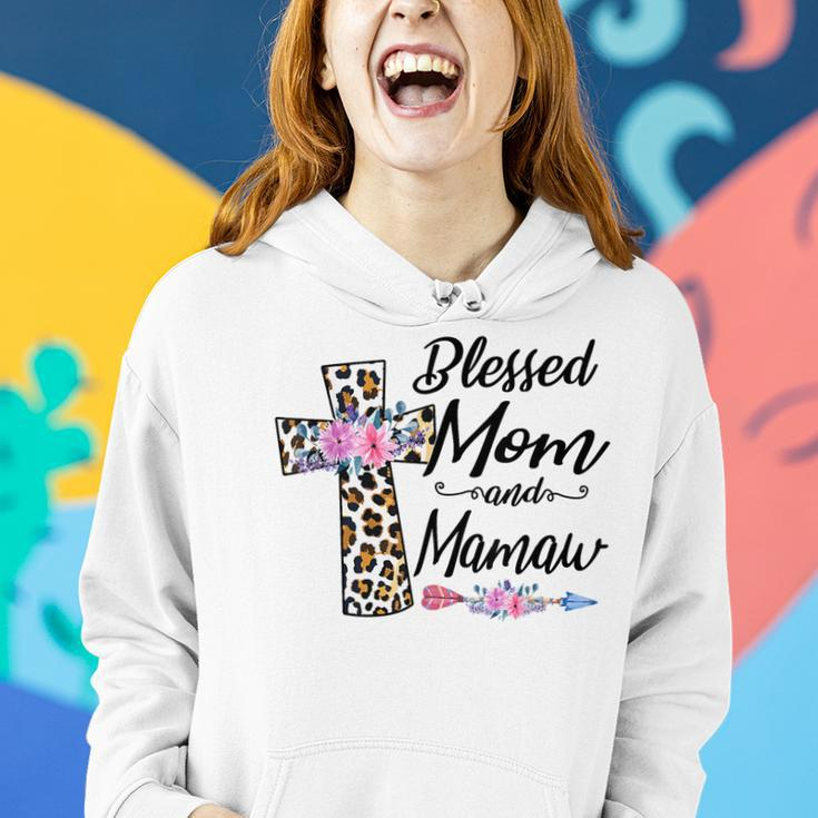 Blessed To Be Called Mom And Mamaw Funny Grandma Mothers Day Women Hoodie Gifts for Her