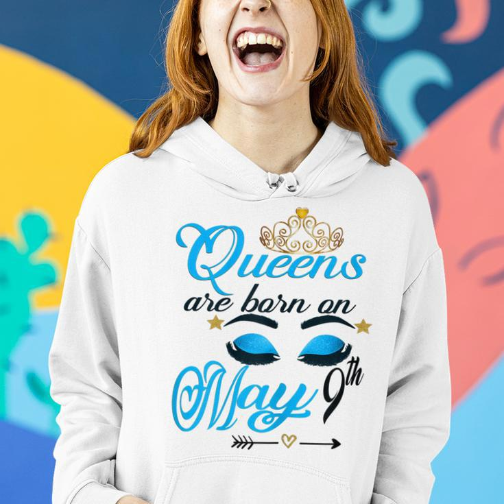 Cute Birthday Girl Queens Are Born On May 9Th Taurus Girl Gift For Womens Women Hoodie Gifts for Her