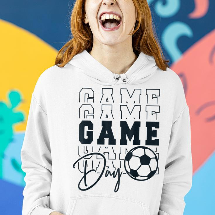 Game Day Soccer Mirror Soccer Mom Soccer Vibes Cool Women Hoodie Gifts for Her