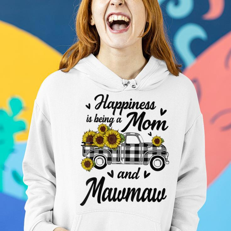 Happiness Is Being A Mom And Mawmaw Sunflower Gift Gift For Women Women Hoodie Gifts for Her