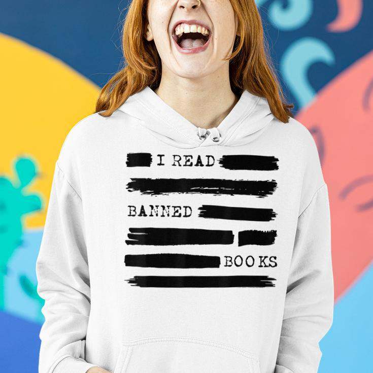 I Read Banned Books Banned Books Week Gift Librarian Teacher Women Hoodie Gifts for Her