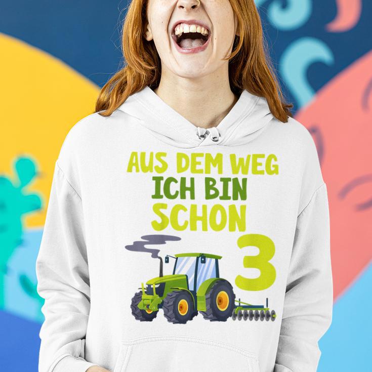 Kinder Ich Bin Schon 3 Traktor Hoodie für Jungen, Trecker Motiv Geschenke für Sie