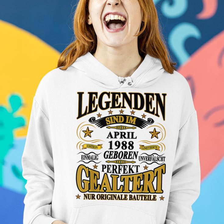 Legenden Sind Im April 1988 Geboren 35 Geburtstag Lustig V2 Frauen Hoodie Geschenke für Sie