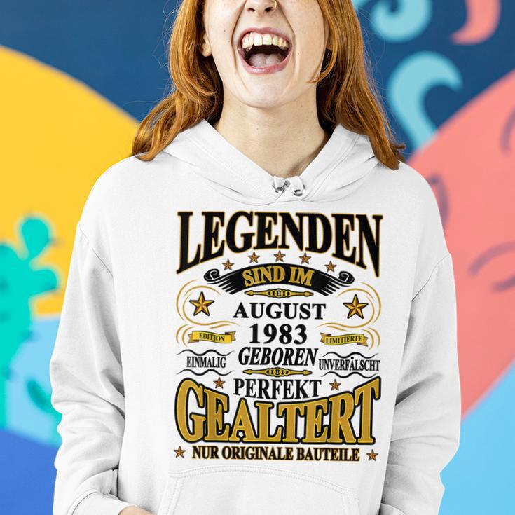 Legenden Sind Im August 1983 Geboren 40 Geburtstag Lustig V2 Frauen Hoodie Geschenke für Sie