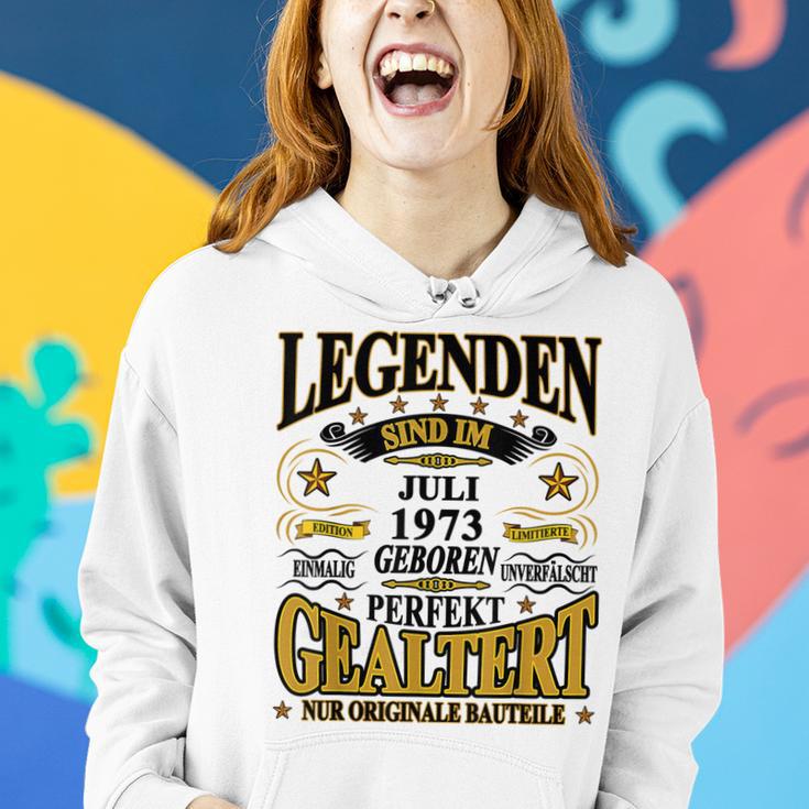 Legenden Sind Im Juli 1973 Geboren 50 Geburtstag Lustig Frauen Hoodie Geschenke für Sie