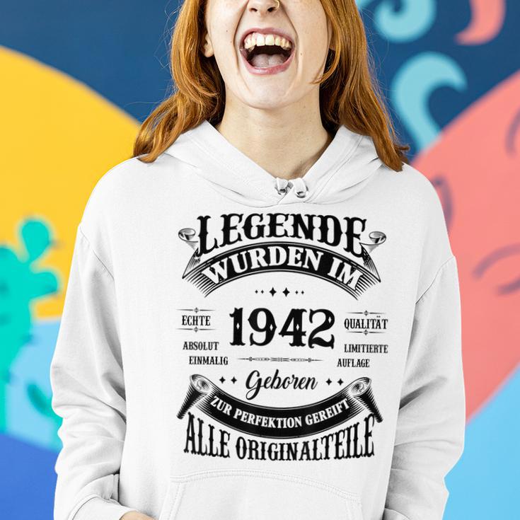 Legenden Wurden Im 1942 Geboren 81 Geburtstag 81 Jahre Frauen Hoodie Geschenke für Sie