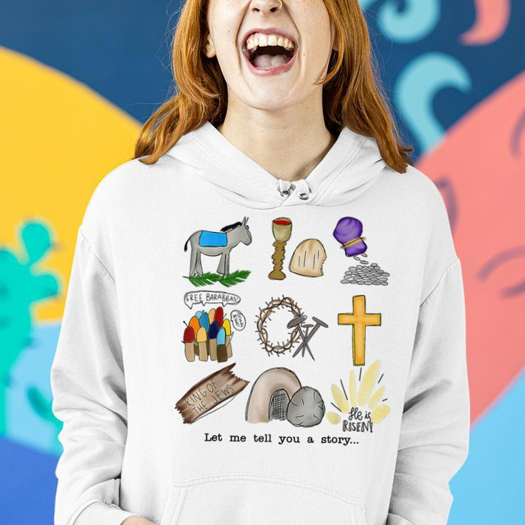 Let Me Tell You A Story Jesus Religious Christian Easter Women Hoodie Gifts for Her