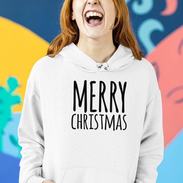 Merry Christmas Weihnachts Spruch Dekoration Damen Herren Frauen Hoodie Geschenke für Sie