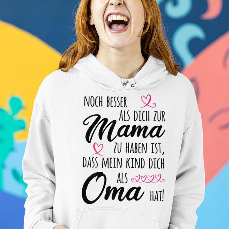 Omi Besser als Mama Hoodie, Lustiges Oma Großmutter Tee Geschenke für Sie