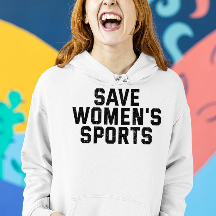 Save Womens Sports Support Womens Athletics Vintage Retro Women Hoodie Gifts for Her