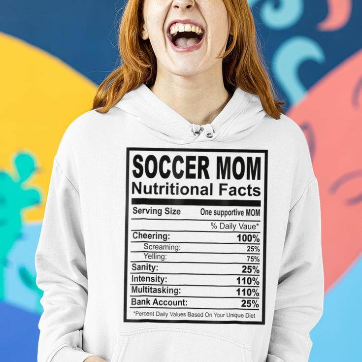 Soccer Mom Nutritional Facts Women Hoodie Gifts for Her
