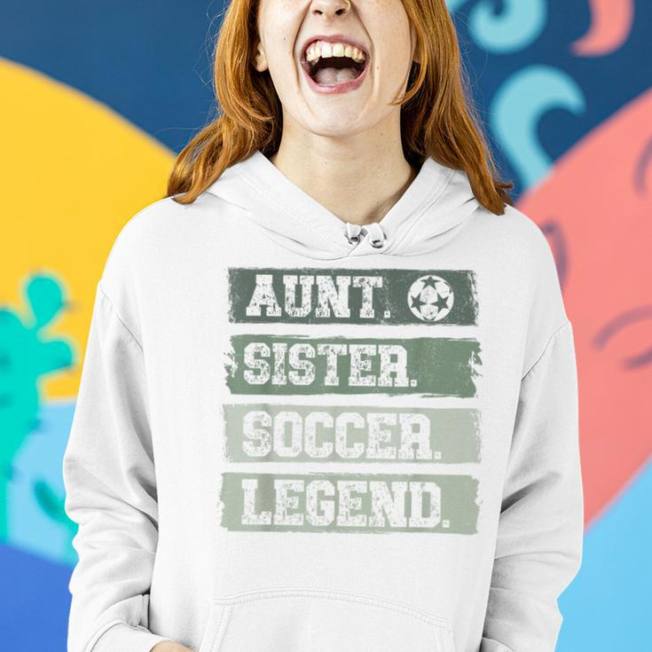 Tante Schwester Fußballlegende Used-Legende Grunge F Frauen Hoodie Geschenke für Sie