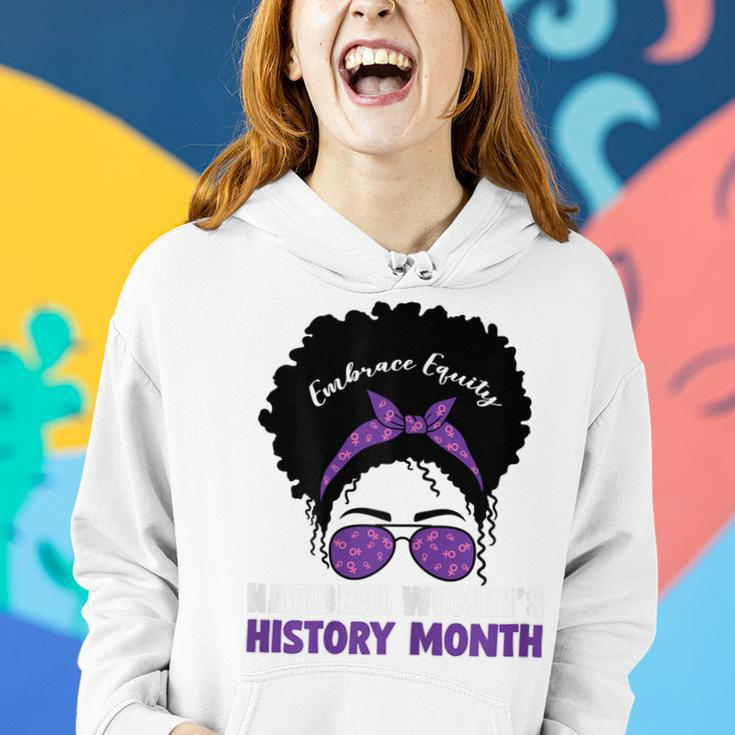 Womens National Womens History Month 2023 Embrace Equity For Women Women Hoodie Gifts for Her