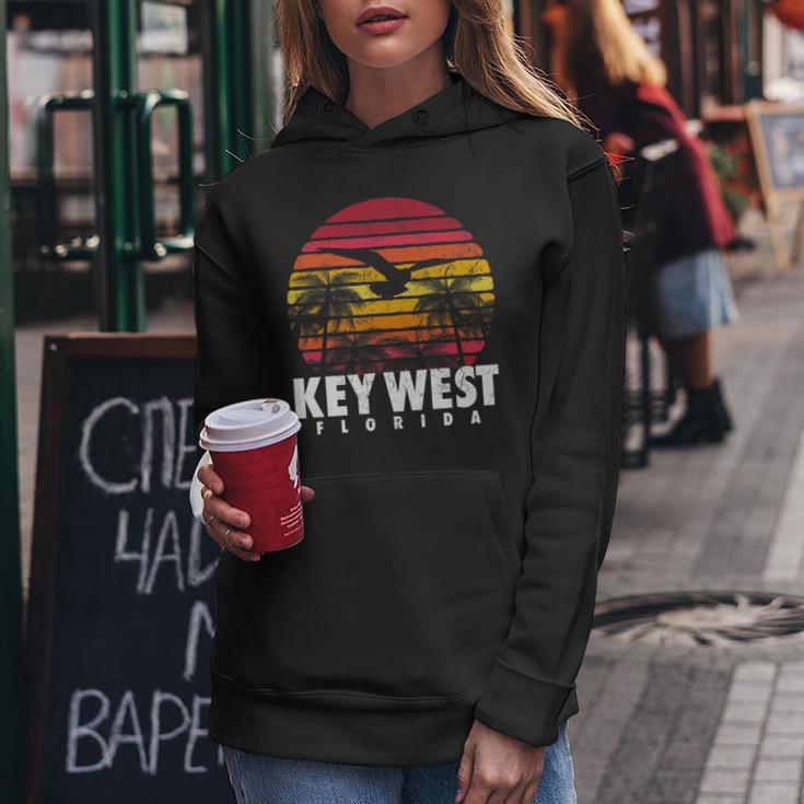 Key West Florida Vintage Retro Sunset Beach Men Women Gift   V2 Women Hoodie