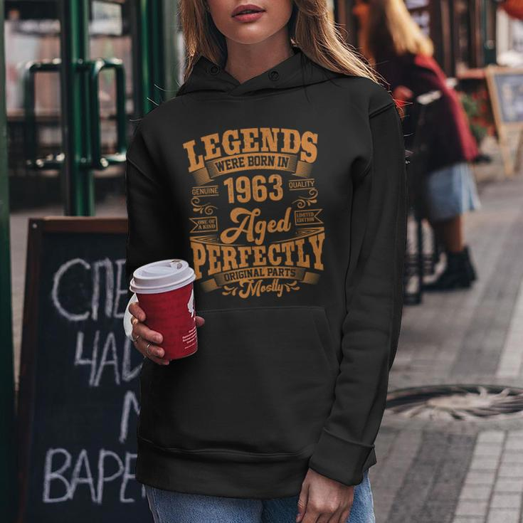 60 Year Old Gifts Legends Born In 1963 Vintage 60Th Birthday Women Hoodie Funny Gifts
