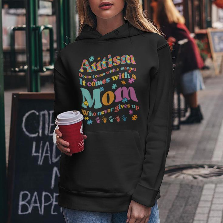 Autism Mom Life Autism Awareness Month Mama Autistic Vintage Women Hoodie Unique Gifts
