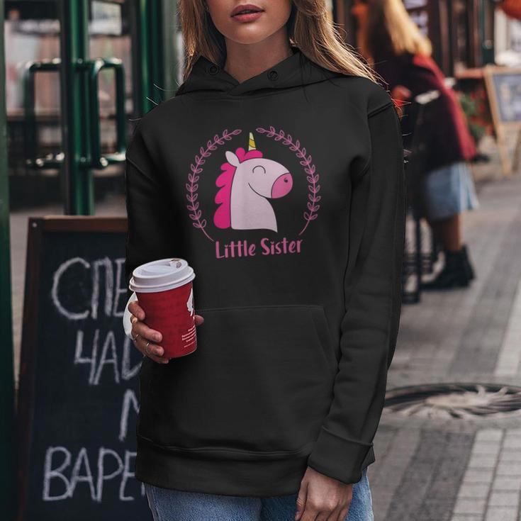 Awesome Little Sister Unicorn Kids Women Hoodie Unique Gifts