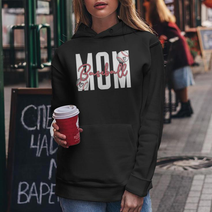 Baseball Mom Letter Print Mama Mothers Day Baseball Lover Women Hoodie Unique Gifts
