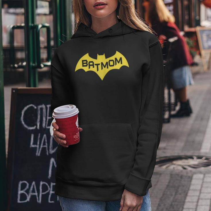 Batmom Mommy Super Hero Bat Mom Cool Woman The Girl Wonder Gift For Womens Women Hoodie Unique Gifts