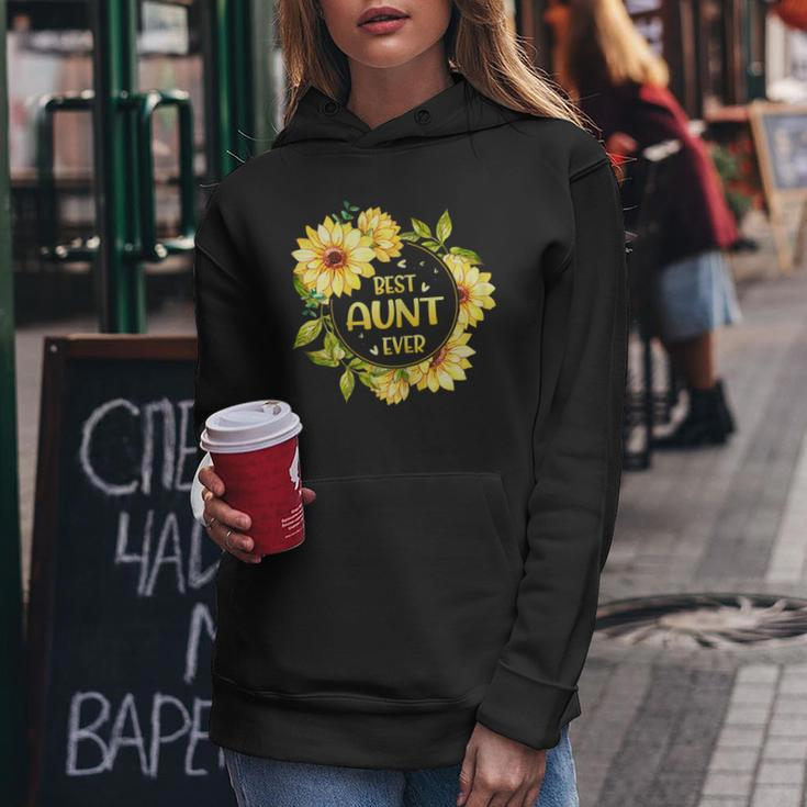 Best Aunt Ever Mothers Day Gift Aunt Sunflower Mom Gift For Womens Women Hoodie Unique Gifts