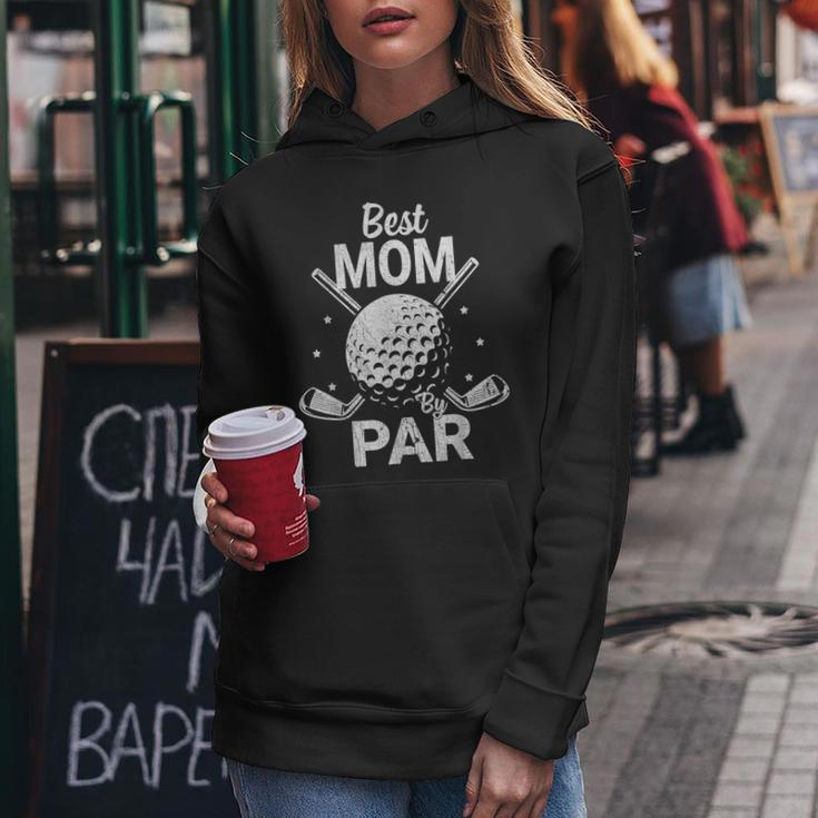 Best Mom By Par Daddy Fathers Day Funny Golf Lover Women Hoodie Unique Gifts