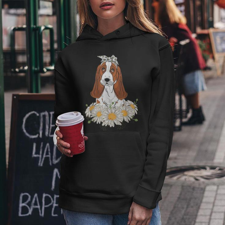Cute Basset Hound Funny Dog Lovers Clothes Mother Gifts Women Hoodie Funny Gifts