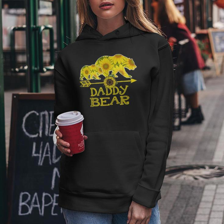 Daddy Bear Bear Sunflower Mother Father Gifts Women Hoodie Funny Gifts