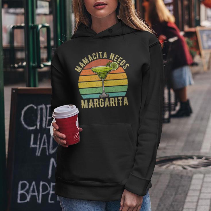 Damen Mamacita Needs A Margarita Lustiger Muttertag Frauen Hoodie Lustige Geschenke