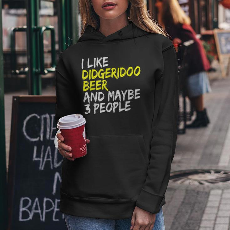 Didgeridoo Spruch Australien I Like Beer Didgeridoo Frauen Hoodie Lustige Geschenke