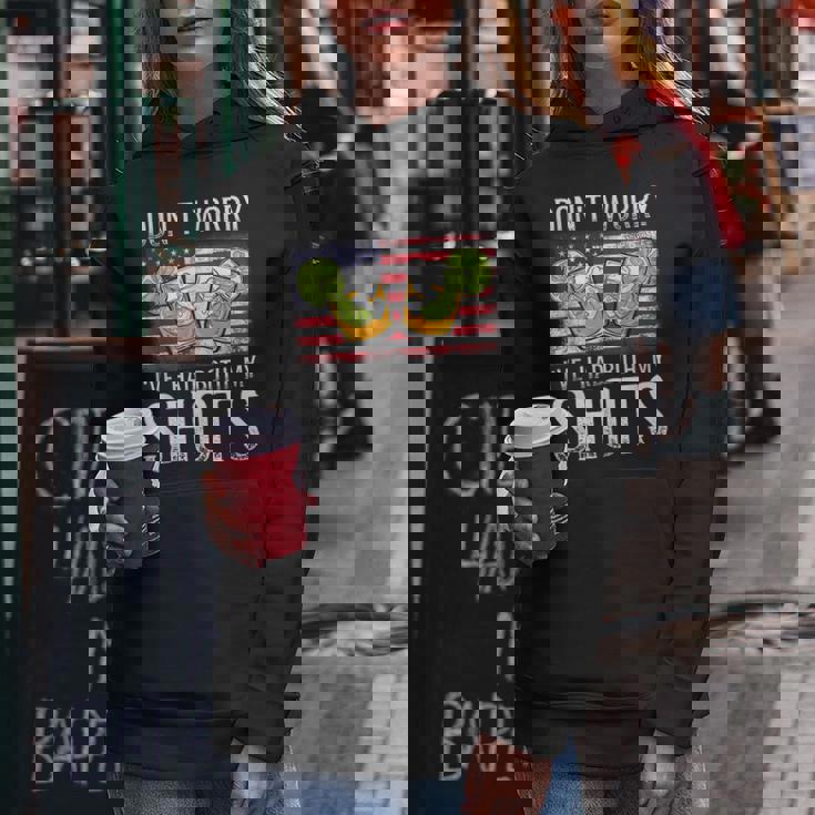 Do Not Worry Ive Had Both My Shots Funny Two Shots Saying Women Hoodie Unique Gifts