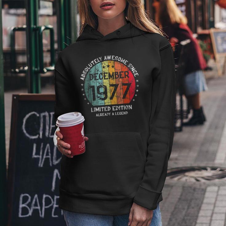 Fantastisch Seit Dezember 1977 Männer Frauen Geburtstag Frauen Hoodie Lustige Geschenke