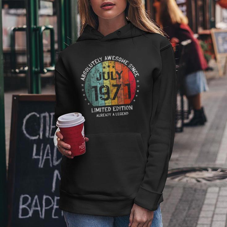 Fantastisch Seit Juli 1971 Männer Frauen Geburtstag Frauen Hoodie Lustige Geschenke