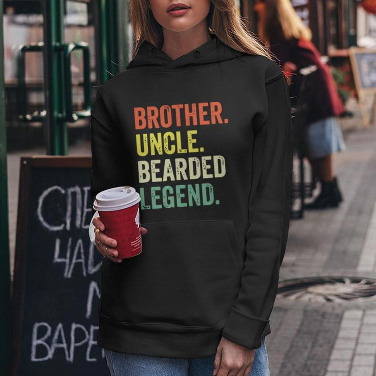 Funny Bearded Brother Uncle Beard Legend Vintage Retro Women Hoodie Unique Gifts