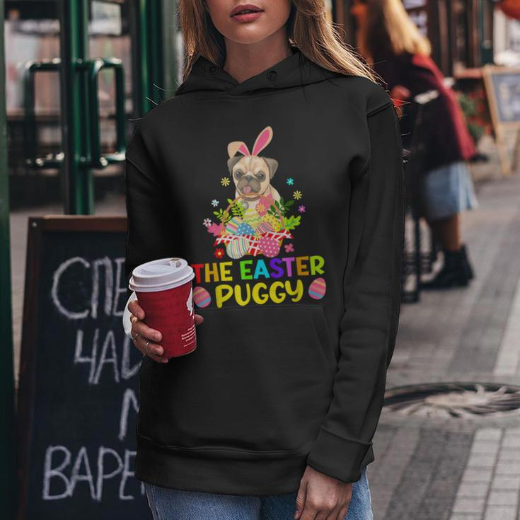 Funny Easter Pug Bunny Ear Eggs Basket Dogs Kids Mens Womens Women Hoodie Unique Gifts