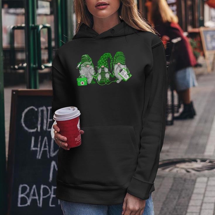 Funny Nurse Gnomes St Patricks Day Nursing Lover  Women Hoodie Personalized Gifts