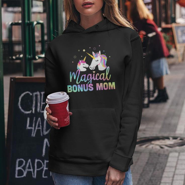 Funny Stepmom Gift Magical Bonus Mom Unicorn Women Hoodie Unique Gifts