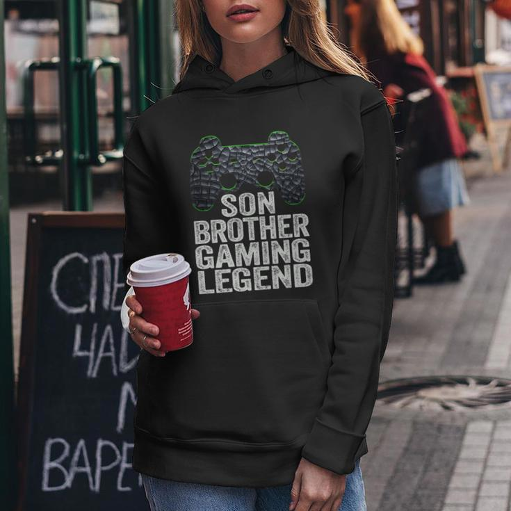 Gaming Funny Gift For Teenage Boys Cute Gift Son Brother Gaming Legend Gift Women Hoodie Unique Gifts