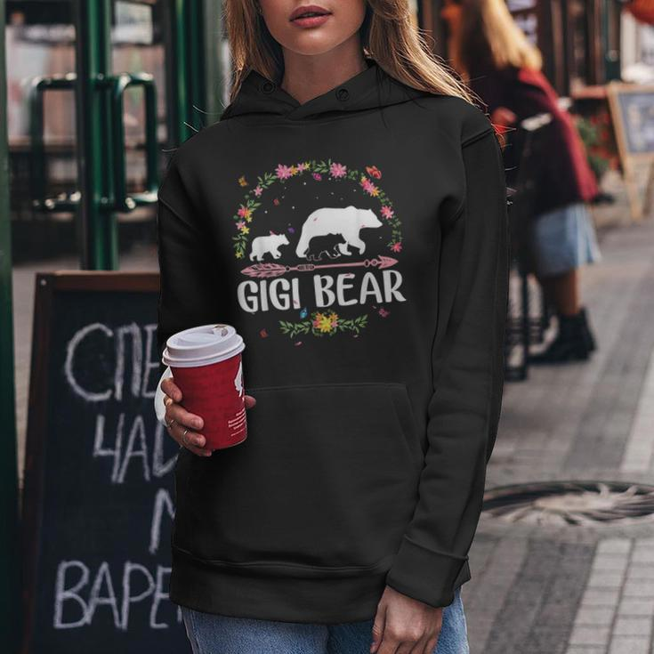 Gigi Bear Flowers Matching Family Bear Mothers Day Gift V2 Women Hoodie Funny Gifts