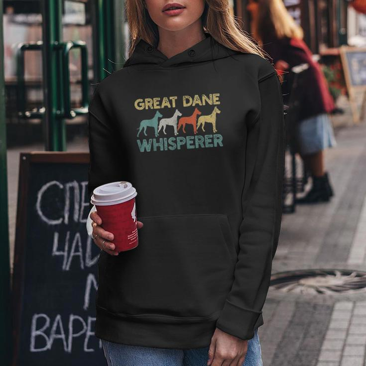 Great Dane Dog Retros Women Hoodie Graphic Print Hooded Sweatshirt Personalized Gifts