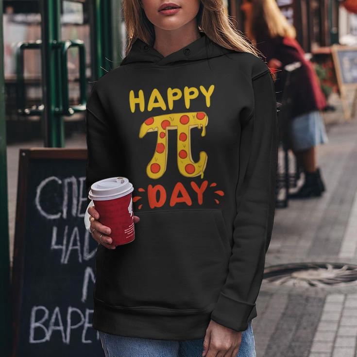 Happy Pi Day Pie Day Pizza - Mathematics Pi Symbol Women Hoodie Funny Gifts