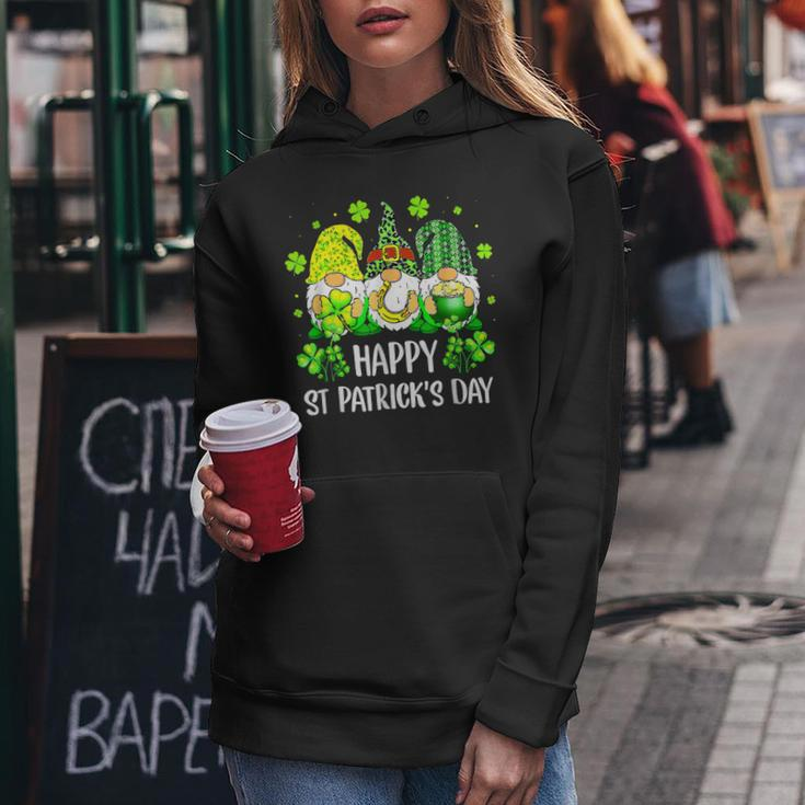 Happy St Patricks Day Irish Shamrock Love Lucky Leaf Women Hoodie Funny Gifts